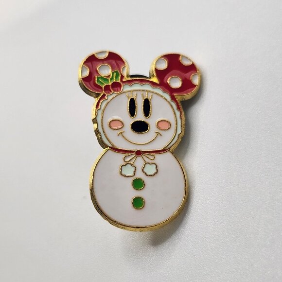 Disney Trading Pin Minnie Mouse Snowman Collection Pin 2009 WDW - Picture 1 of 4